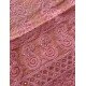 Pinky Coral Organza Chikankari Shirt & Dupatta with Mukesh